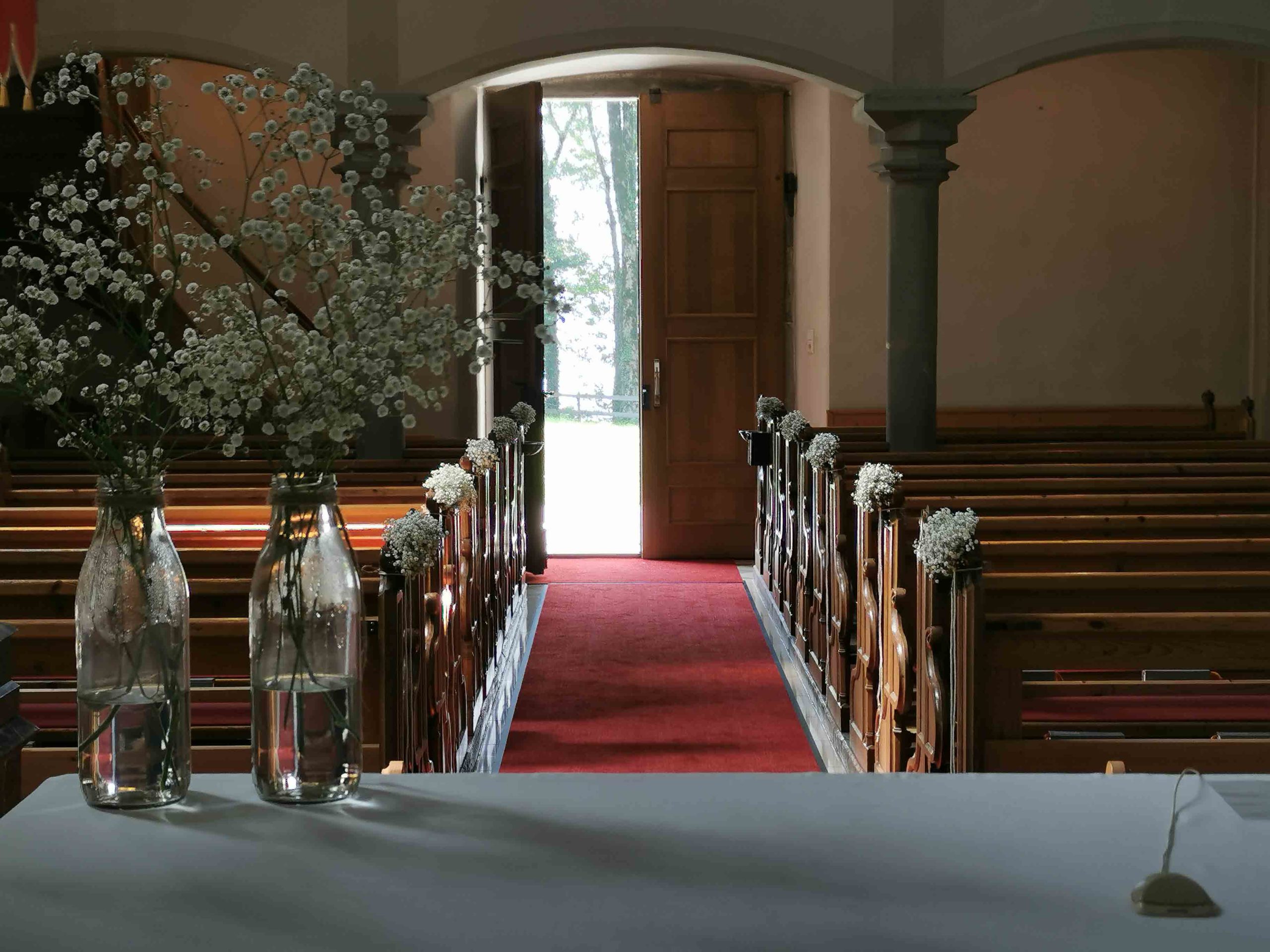 Hochzeitsfloristik Hochzeit mit Fabienne Waibel