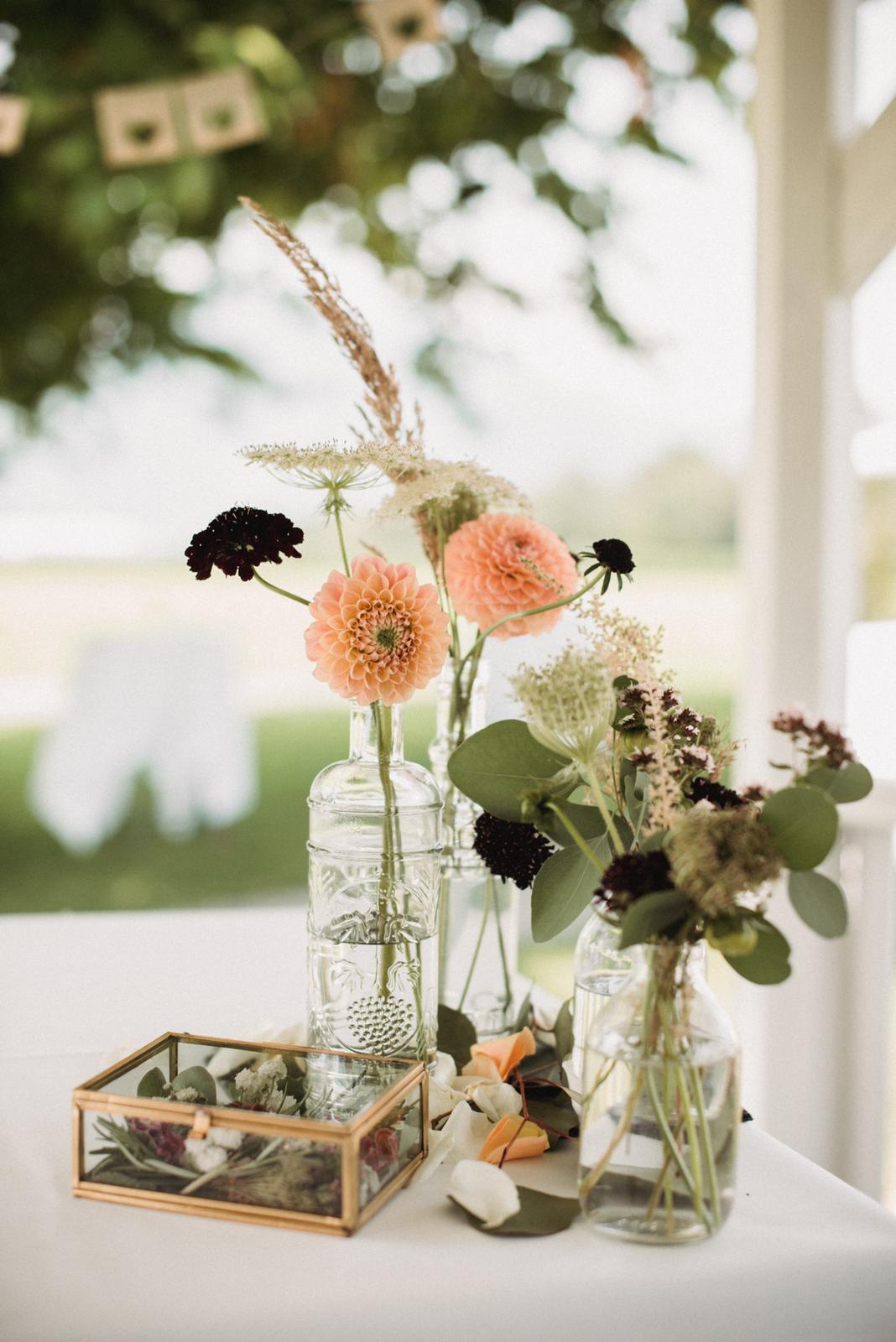 Hochzeit, Blumen, Ländlewedding